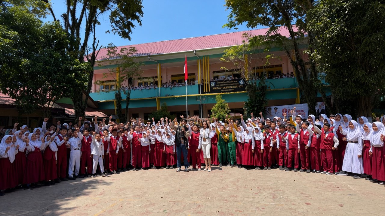 Foto sampul BTS Kolaborasi Sharga, Fajar Sadboy & Lingling di Balikpapan
