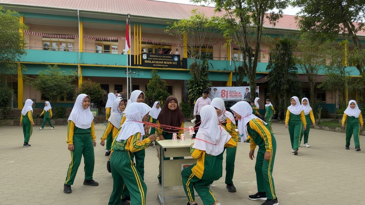 Foto sampul Serunya Lomba 17 Agustus: Uji Fokus & Kerjasama Murid  SD