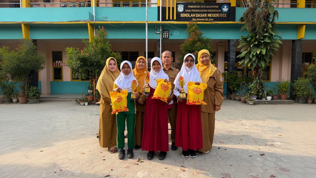 Foto sampul SDN 002 Balikpapan Selatan & McD Batakan Gelar Lomba Mewarnai